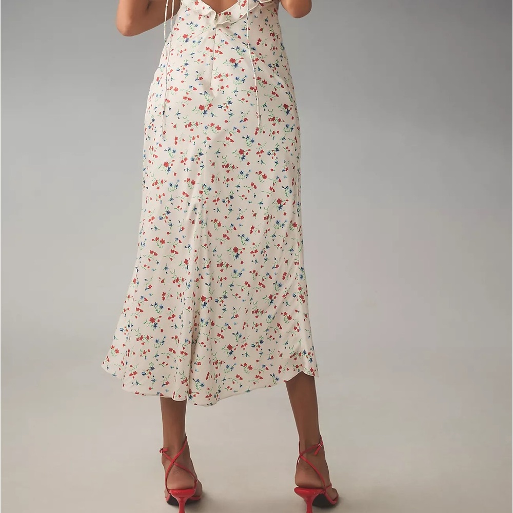 Bardot Olea Floral Sleeveless Ruffle Midi Dress - Picture 12 of 15